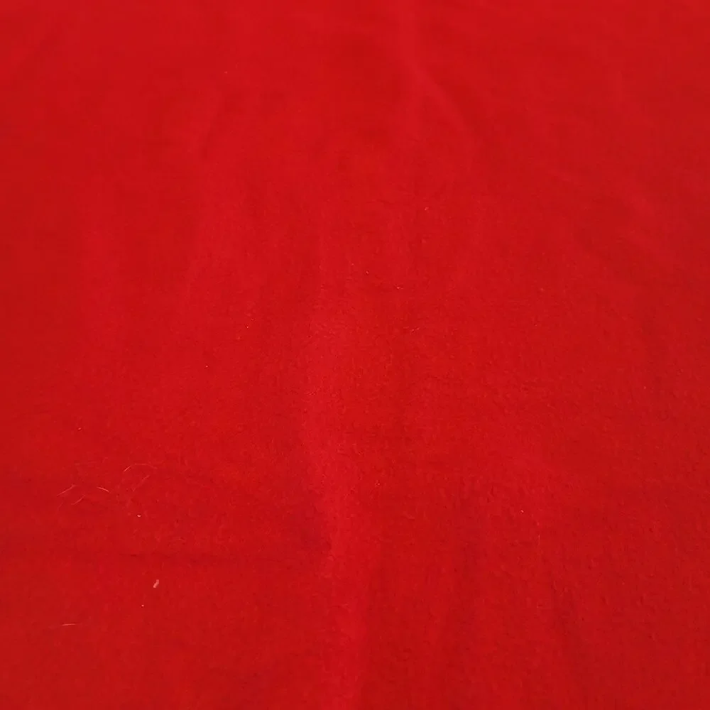 Red Fleece Fabric 62 x 28